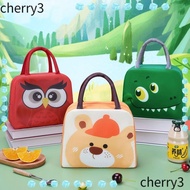 CHERRY3 Insulated Lunch Box Bags, Non-woven Fabric Lunch Box Accessories Cartoon Lunch Bag, Convenience Portable Thermal Bag Tote Food Small Cooler Bag