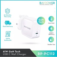 RAVPOWER RP-PC112 PD PIONEER 61W GAN WALL CHARGER