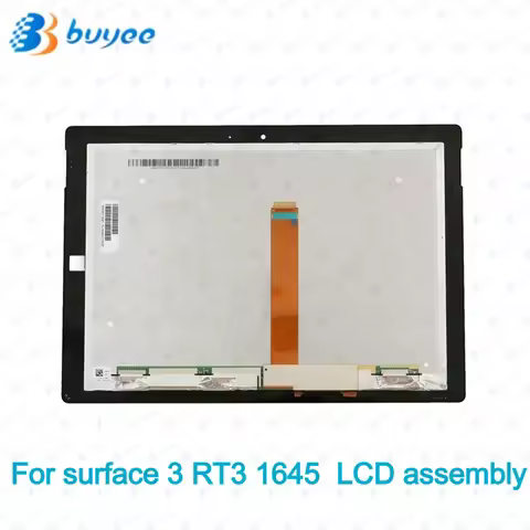 For Microsoft Surface 3 Surface3 10.6" RT3 1645 1657 LCD Display Touch Screen Digitizer Glass Assemb