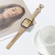เหมาะสำหรับ Samsung Galaxy Watch Fit 3 Fit3 / Redmi Watch 4 / Xiaomi Mi Band 8pro / Huawei Watch Fit 2 / Huawei Watch Fit / FitNew สายซิลิโคนสีคอนทราสต์กีฬาหัวเข็มขัดผีเสื้อซิลิโคนปรับสายระบายอากาศ