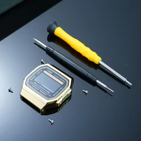 a168 stainless steel case, For Casio 3298 stainless steel case, A168 small square men's watch access