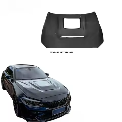 Transparent Glass Carbon Fiber Engine Hood, Suitable for F87 M2 M2C Model