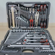 FORCE Tools Box Set 142Pcs | Wrench Spaner Set | Box Socket Set | Pliers