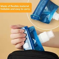 Portable Folding Waterproof Reusable Water Bag Sports 500ml Water Bottle Fitness Outdoor A7q4