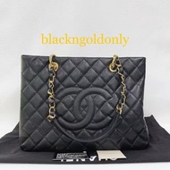 Chanel GST Grand Shopping Tote Bag Caviar Black 香奈兒 經典 購物包 荔枝牛皮 魚子醬 黑色