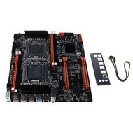 【Ready สหรัฐอเมริกา Stock 】 X79 CPU คู่ LGA2011เมนบอร์ด E5 4 × DDR3 DIMM คอมพิวเตอร์เดสก์ท็อป Mainboard M.2