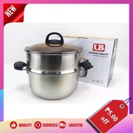 UB526-26 DIAMOAD QUALITY NON-MAGNETIC EXTRA-THICK SOUP STEAMER POT 26CM