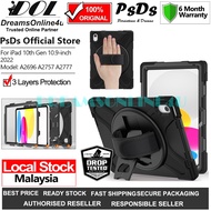 PirateKing 360 Rotation Anti-Drop Military Protection Case for iPad 10th Generation 10.9-inch 2022 A