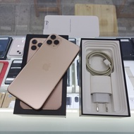 Second Apple IPhone 11 Pro Max 64GB Gold Ex IBOX Mulus Fullset Ori