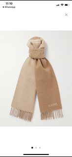 Loewe cashmere scarf 代購