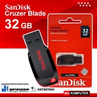 Flashdisk Cruzer Blade 32 Gb Sandisk Original Murah Grosiran