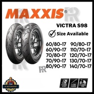 [Maxxis] Victra S98 F1 Tubeless Tyre Tayar 60/80 70/90 70/80 80/90 90/80 110/70 120/70 130/70 140/70