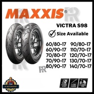 [Maxxis] Victra S98 F1 Tubeless Tyre Tayar 60/80 70/90 70/80 80/90 90/80 110/70 120/70 130/70 140/70