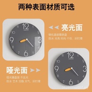 Household Wall Clock Mute Modern Qin Clock Fashion Clock Simple North Perforation-Free Quartz Clock 