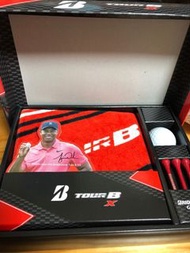 全新老虎伍茲高爾夫禮盒  BRIDGESTONE GOLF TOUR B X TIGER WOODS 高爾夫組合