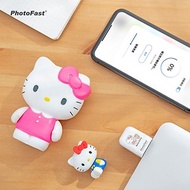 PhotoFast Hello Kitty 雙系統自動備份方塊 蘋果安卓 / 公仔款