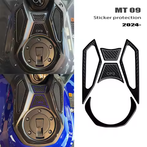 3D Resin Stickers Motorcycle Key Zone for MT 09 MT 09 SP 2024 2025 Blue Compatible SP-