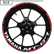 Taiwan Shipping Hub Stickers Wheel Frame Suitable For < YAMAHA > MT07 Modified Rim Reflective Decals