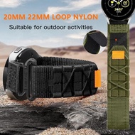 20mm 22mm Loop Nylon Band for Galaxy Watch 6 5 4 3 7 40mm 44mm Classic Universal Strap for Huawei Wa