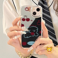Cute Puppy Mirror Phone Case For OPPO A5 A5X A2M A3X A3 A2X A2 Pro A98 A80 A79 A59 A16K A16E A1X A1 