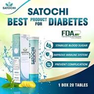 Satochi Effervescent Tablets Diabetic Support Stabilize Blood Sugar 20 tablets