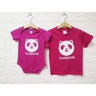 [READY STOCK]FOOD PANDA T-SHIRT &amp; ROMPER