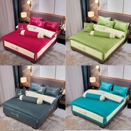 Satin Set of 5 High Quality Cotton Bedding, Wedding Bedding, Luxury Hotel Bedding Piece