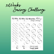 [SG Seller] Savings Challenge - 52 Weeks