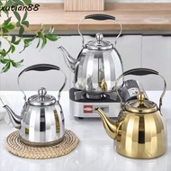XUTIAN88WL Restaurant Tea Kettle, 1/1.5/2L Stainless Steel Flower Teapot, Durable Removable Infuser 