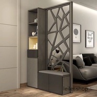 p481 北歐入戶屏風隔斷間廳櫃儲物櫃進門玄關櫃門廳鞋櫃換鞋凳（包運送）