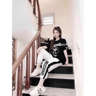 Real photo - Mos t-shirt with loose fit under 56kg, can be worn over a low weight