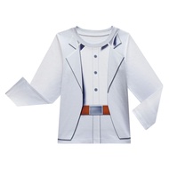 Kids Boys Anime Cartoon The Bad Guys 2 Wolf Printed T-Shirt Pants Set Halloween Cosplay Costumes Par