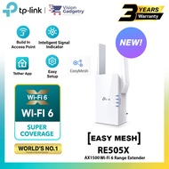 TP-Link RE505X AX1500 WiFi 6 Dual Band Range Extender Repeater EasyMesh Access Point