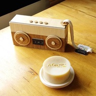 手工肥皂 2 入裝禮物盒 手提收音機造型 6 - 棕色/奶油色