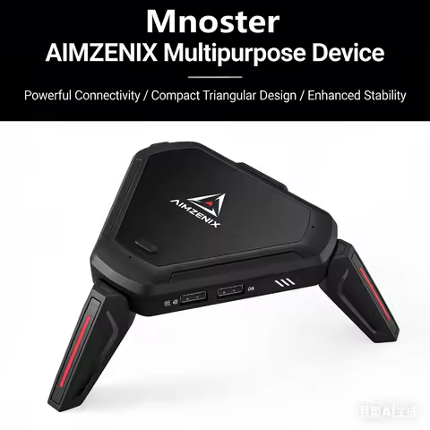 AIMZENIX AX600 MONSTER Pro Keyboard & Mouse Adapter for PS5/PS4/Xbox Series X|S/Xbox One/Switch - Su