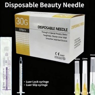 10pcs/100pcs 30G 4/13/25mm Disposable Needle used 1ml/3ml syringe beauty tool Local delivery