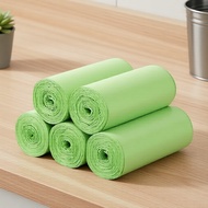 1 roll pack of 20 biodegradable plastic trash bags, 17.72x19.69 inch