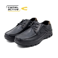 【Ready Stock】camel active Men Black Birgit Lace Up Shoes 871957-BN2R-1-BLACK (Nubuck Leather)