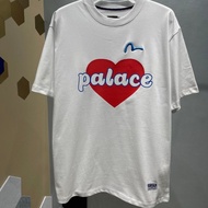 Evisu Heart Print Men's Loose Casual Short-Sleeved T-Shirt