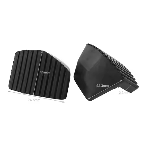 1 Pair Black Anti-Skid Clutch Pedal Brake Pedal Rubber Cover Fit For /Citroen 1007 207 208 301 C3 C4