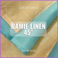 ☸ ◶ ◨ RAMIE LINEN ECO FRIENDLY FABRIC/TELA 45" POLO BARONG GUSOT MAYAMAN TOPS