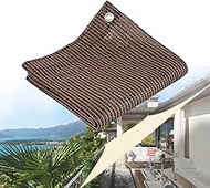 Sun Shade Sail with 90% UV Blockage, Rectangle Water Resistants Garden Patio Shade Canopy 3×0.9m 5×0