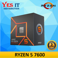 AMD Ryzen 5 7600X 4.7GHz / Ryzen 5 7600 3.8GHz  AM5 Desktop CPU Processor