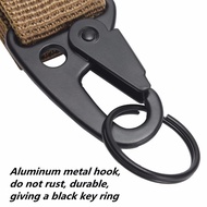 GANTUNGAN Quickdraw Carabiner Military Tactical Nylon Belt Keychain - HW74- MR_BYH