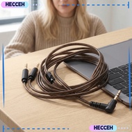HECCEH 3.5mm to Dual 3.5mm Jack Male Cord, 1.2m Plug and Play OFC Core, Soft Male Headphone Upgrade 