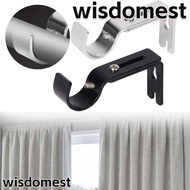 WISDOMEST Curtain Rod Brackets Hanger for 1 Inch Rod Curtain Rod Holder Window Curtain Rod Support Rod Bracket