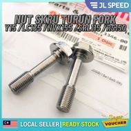 4pcs FORK SCREW ABSORBER TUBE SCREW SKRU Y15ZR Y15 LC135 NVX155 SRL155 RS150 VF3I NUT SKRU TURUN FORK