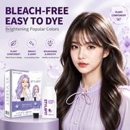 No need to bleach hair Pewarna Rambut Hair Dye Ammonia Free Long Lasting Colour Natural Hair Color
