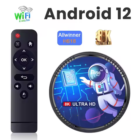 TV Box TV98 Max Smart TV Box Android 12 Allwinner H618 Quad Core Support 8K Video 4K HDR10+ 4G 5G Du