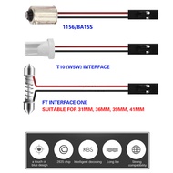Car universal reading light T10 c5w BA9S Big Promotion COB 12 24 36 48SMD Festoon Dome BA9S 3Adapter